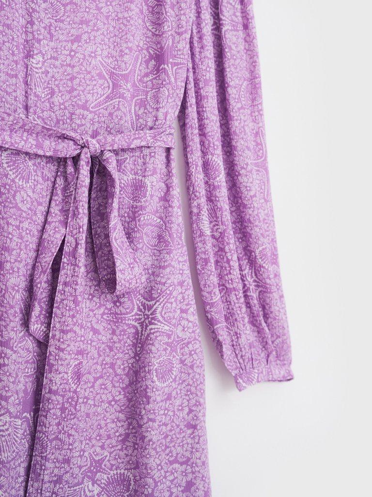 Shoreline Eco Vero Dress in PURPLE PR - FLAT DETAIL