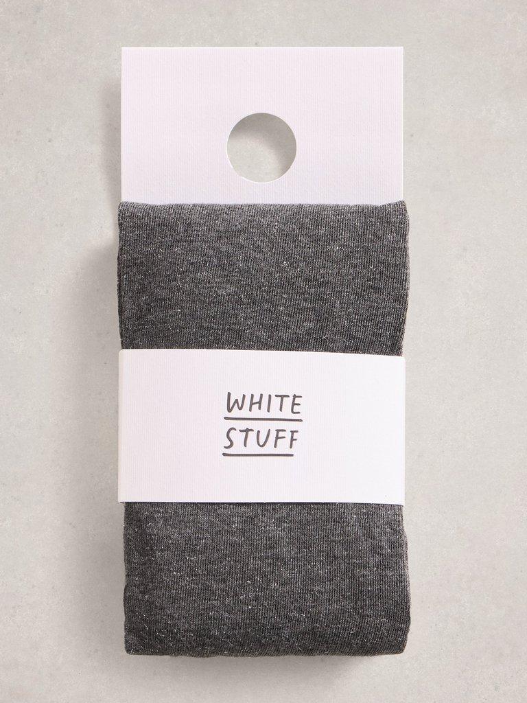 Sienna Sparkle Tights in CHARC GREY - FLAT FRONT