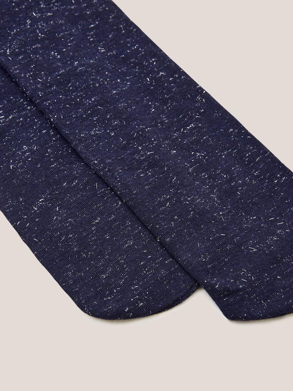 Sienna Sparkle Tights in DARK NAVY - FLAT DETAIL