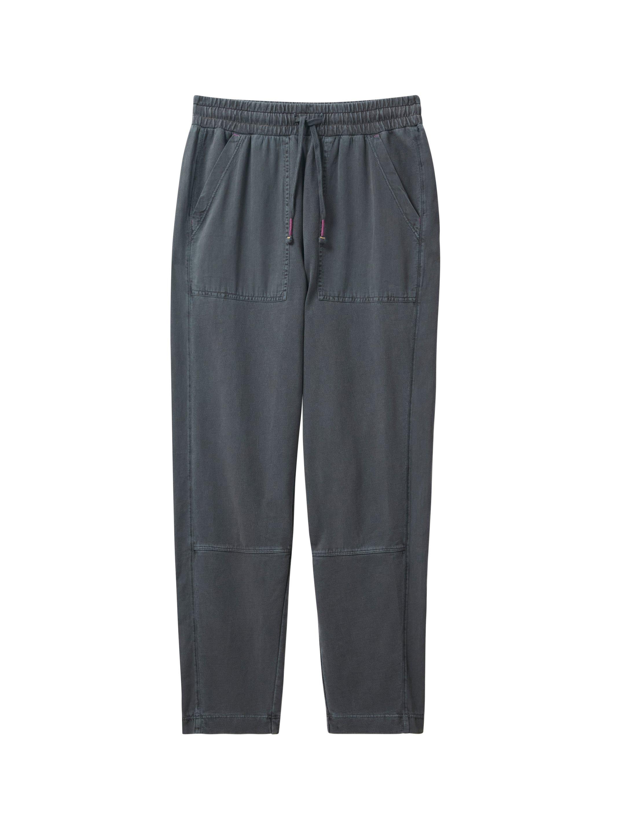 Ava Jersey Jogger in DK GREY - FLAT FRONT