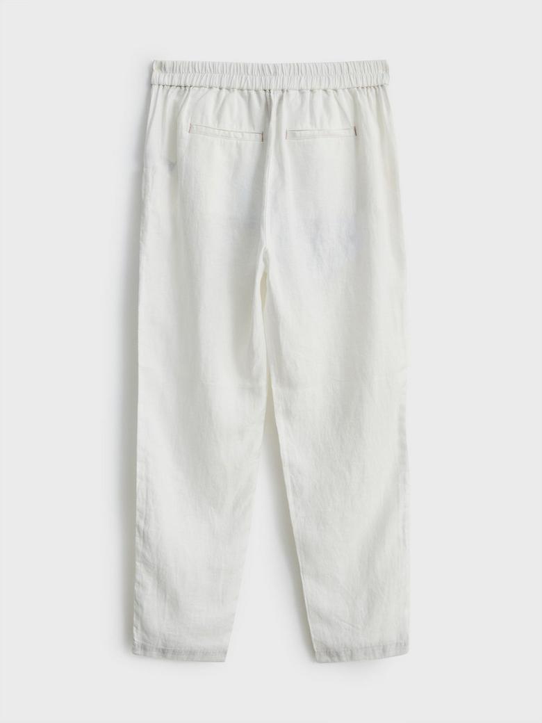 White Stuff Maddie Women's Linen Trousers Summer Full Length Casual ...