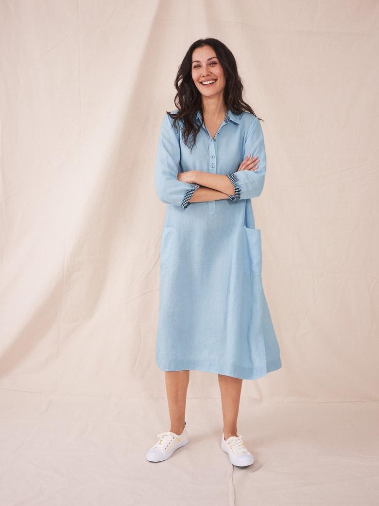 Linen 2024 shirt dress