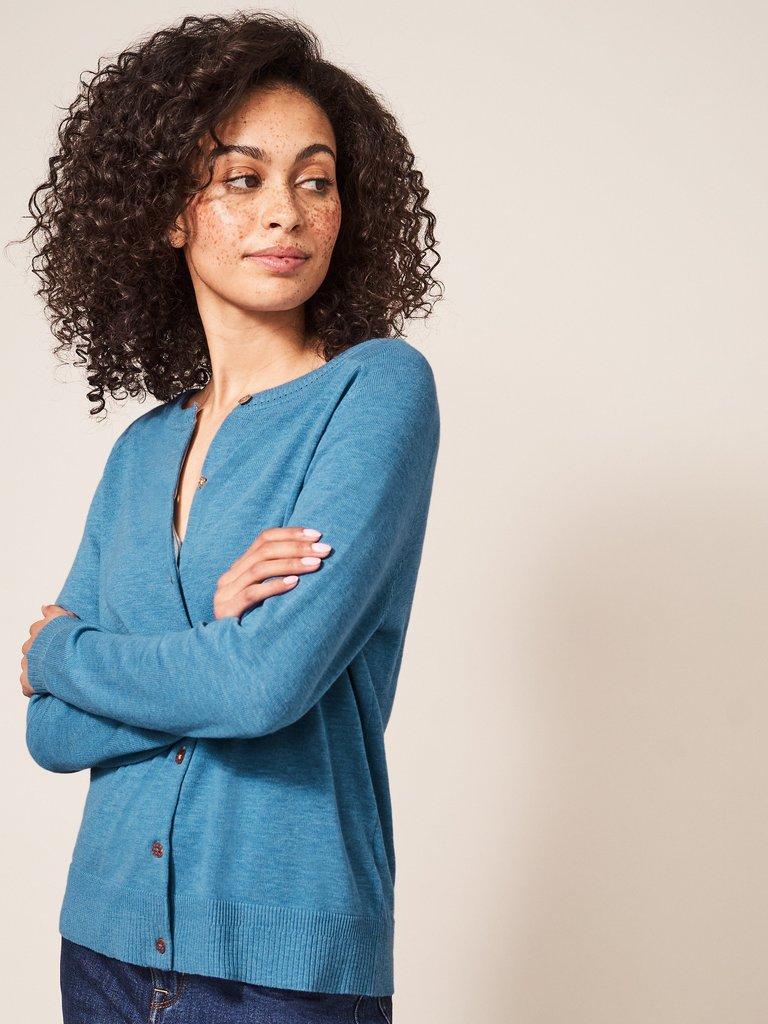 Lulu Cardigan in DARK BLUE | White Stuff