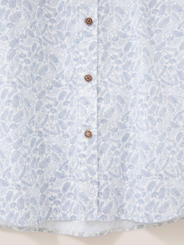 Hare Print Shirt in WHITE MLT - FLAT DETAIL