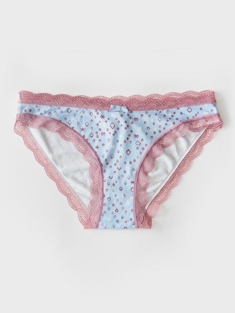 Shells Geo Knicker in BLUE MULTI | White Stuff