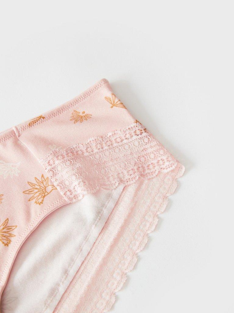 Love Birds Shortie in DUS PINK - FLAT DETAIL