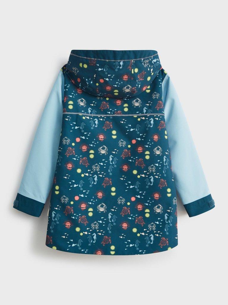 Cory Raincoat in BLUE MLT - FLAT BACK