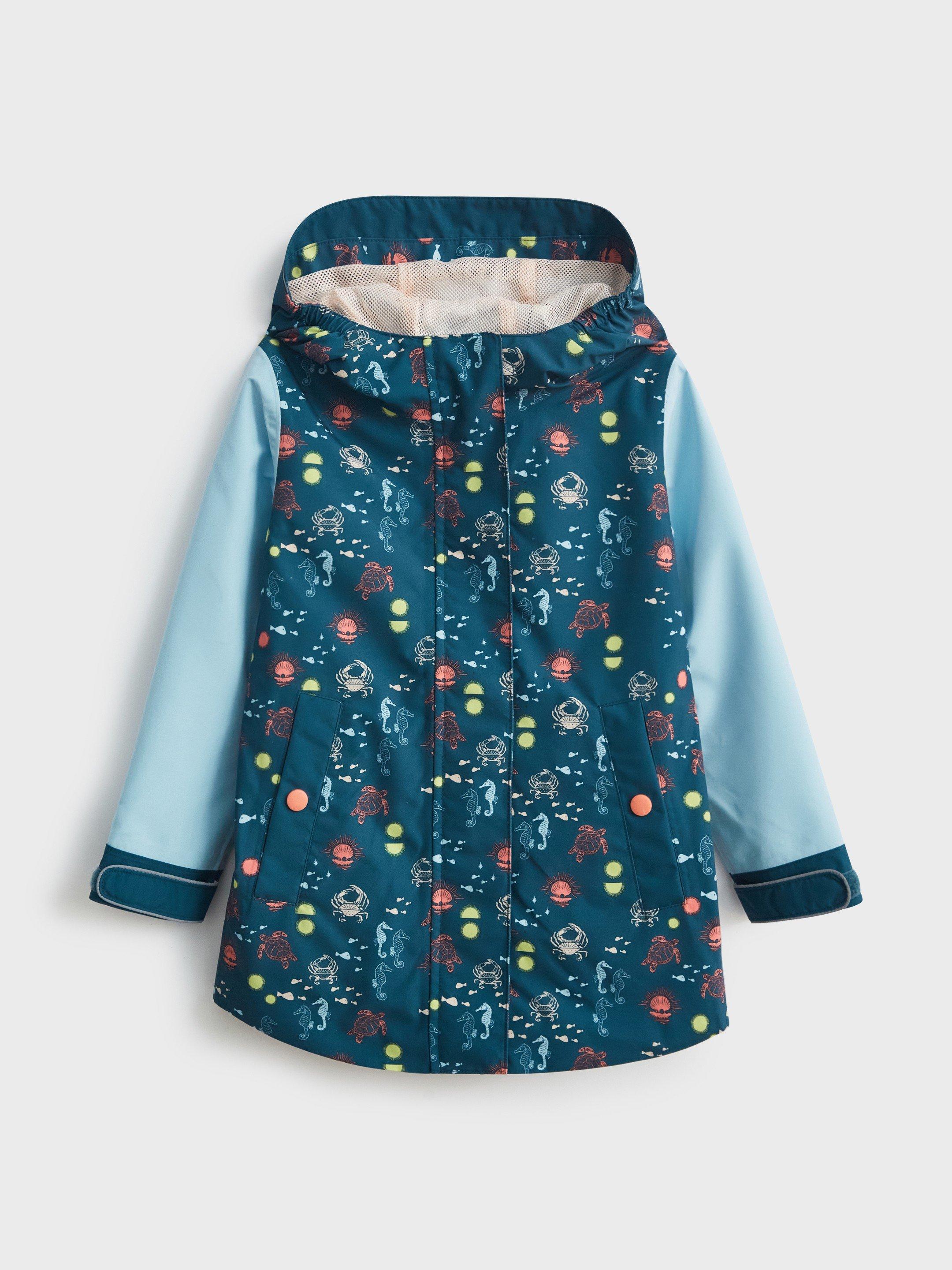 Cory Raincoat in BLUE MLT - FLAT FRONT