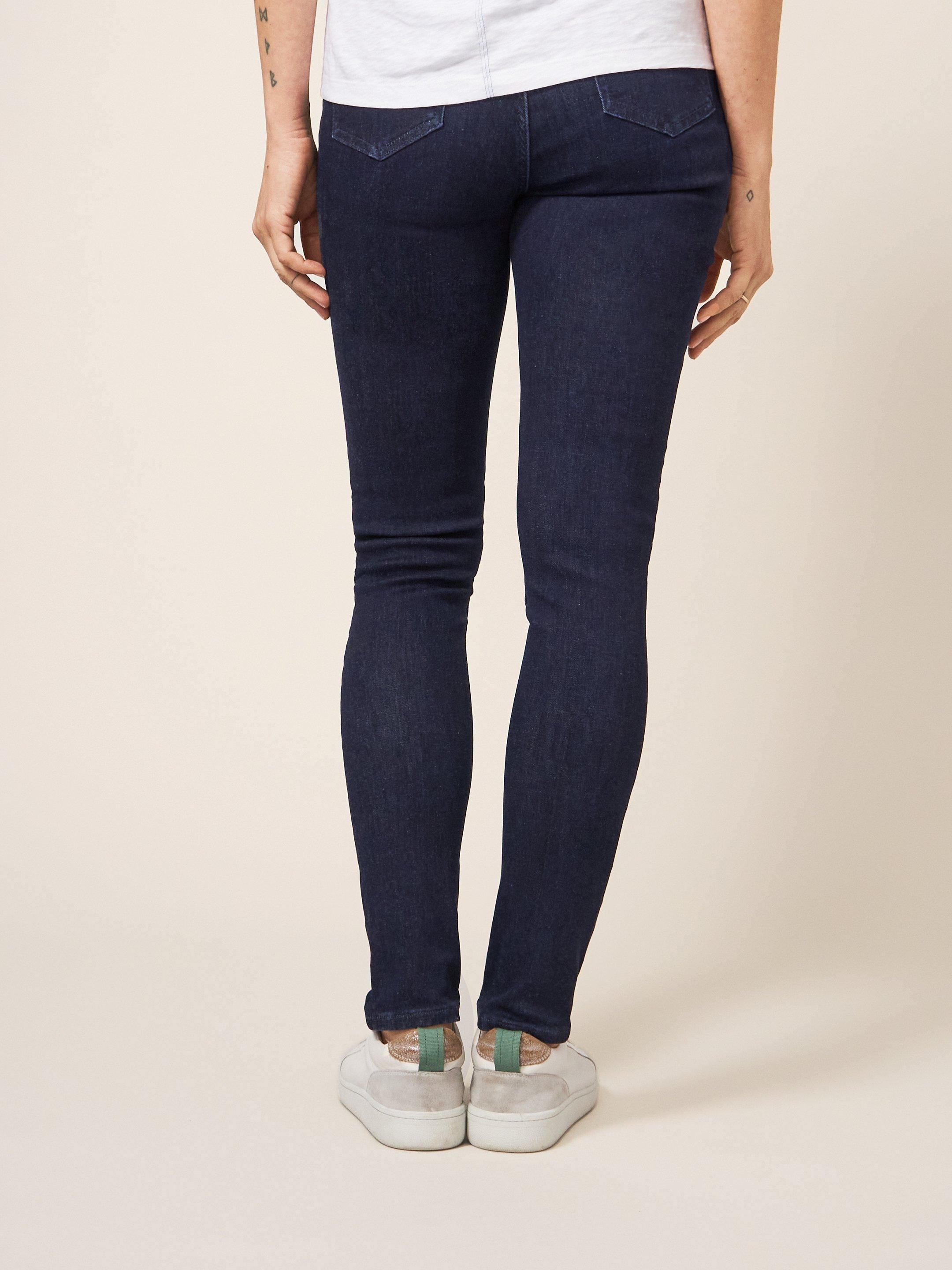 Amelia Skinny Jeans in DK DENIM - MODEL BACK