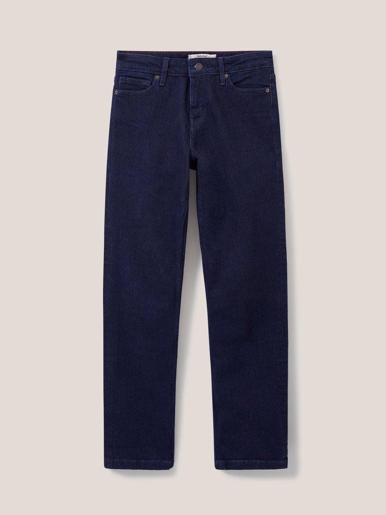 Brooke Straight Jeans in DK DENIM - FLAT FRONT