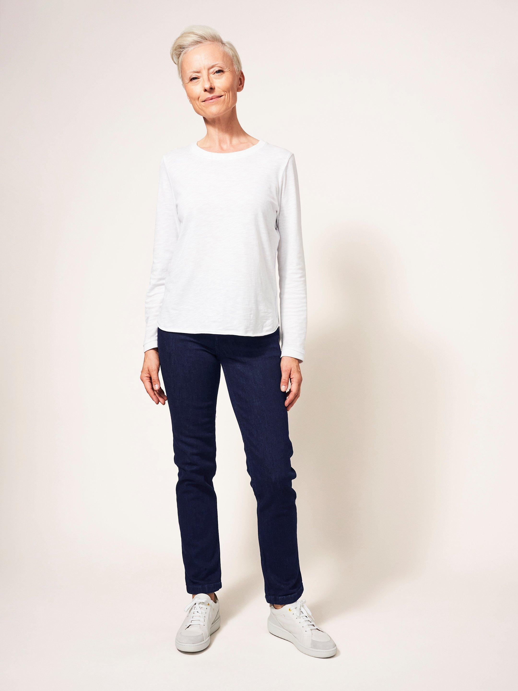 Women's Organic Cotton Long Sleeved Shirt | Living Crafts 4359