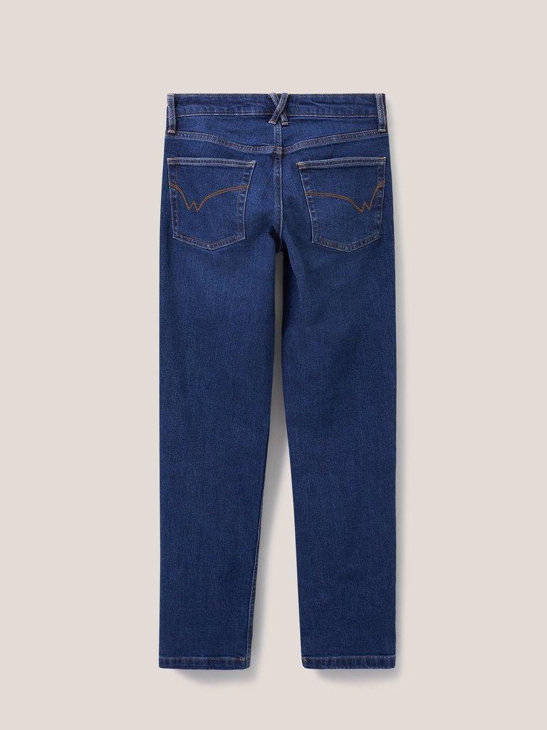 Brooke Straight Jeans in MID DENIM - FLAT BACK