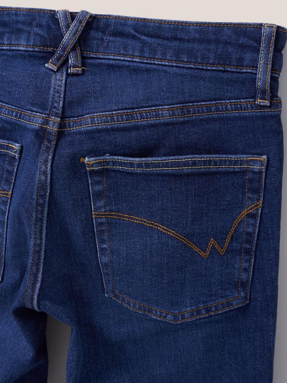 Brooke Straight Jeans in MID DENIM - FLAT DETAIL