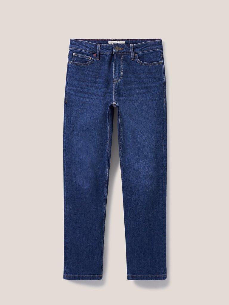 Brooke Straight Jeans in MID DENIM - FLAT FRONT