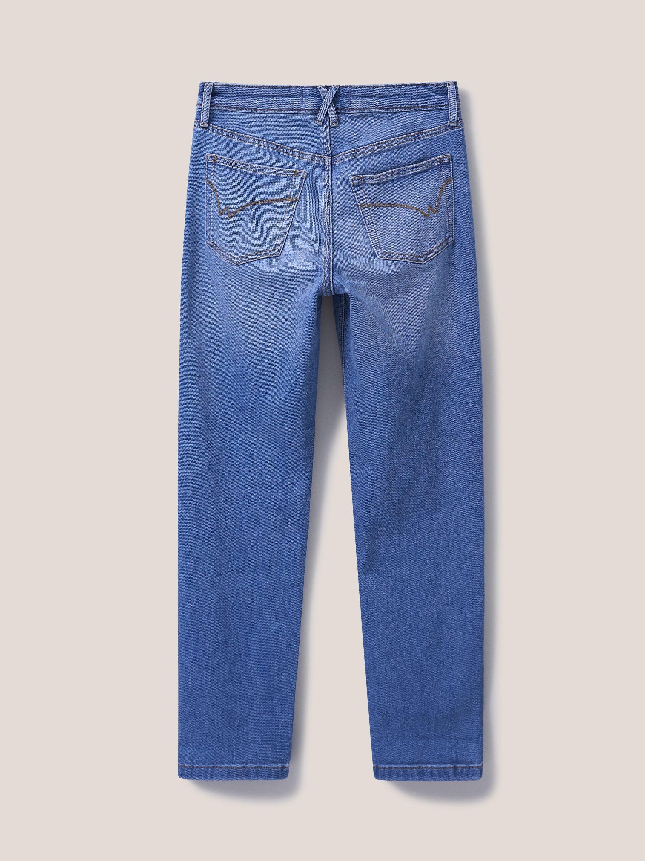 Katy Relaxed Slim Jean in LGT DENIM - FLAT BACK