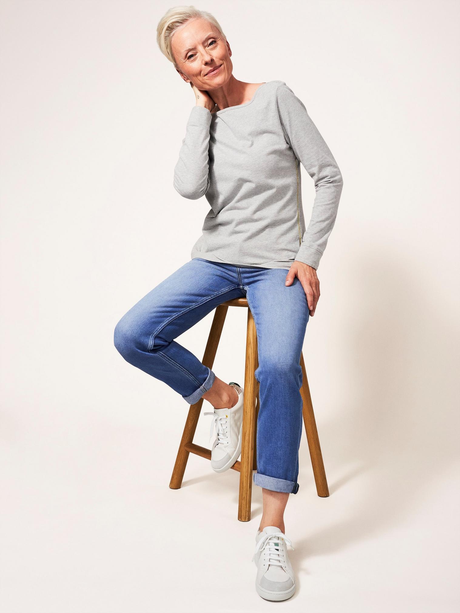 Katy Relaxed Slim Jean in LGT DENIM - LIFESTYLE