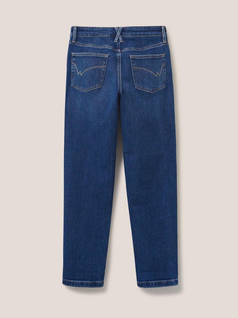 Katy Relaxed Slim Jean in MID DENIM - FLAT BACK