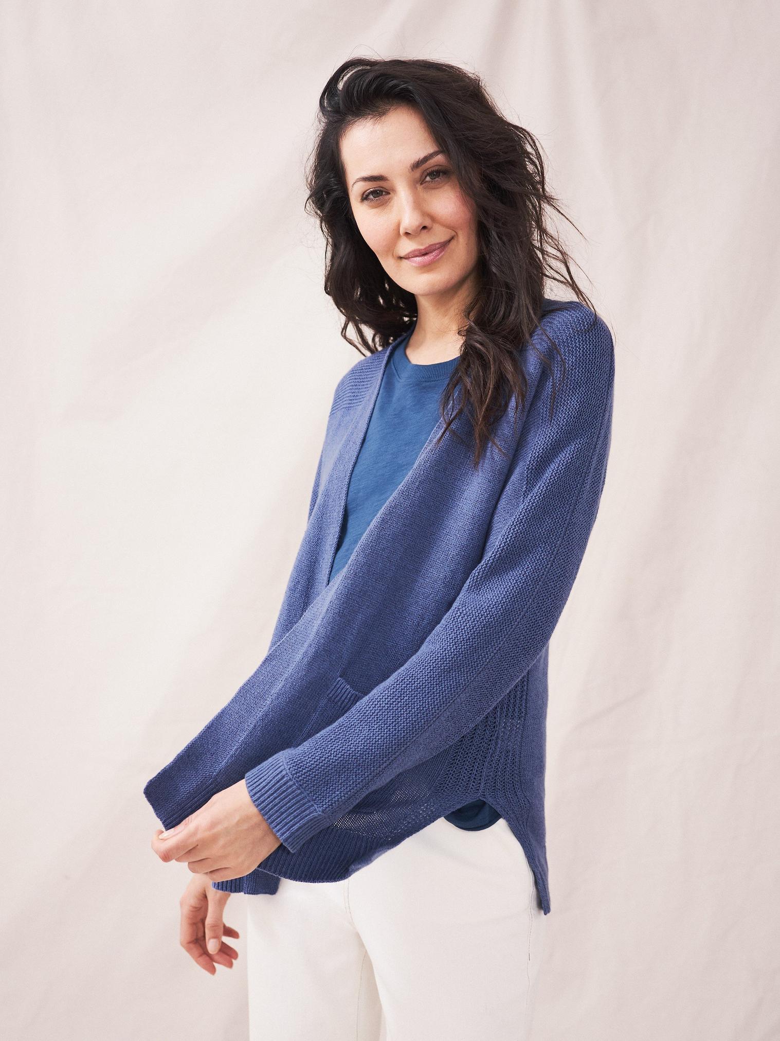 Tiana Cardi in MID BLUE - MODEL FRONT