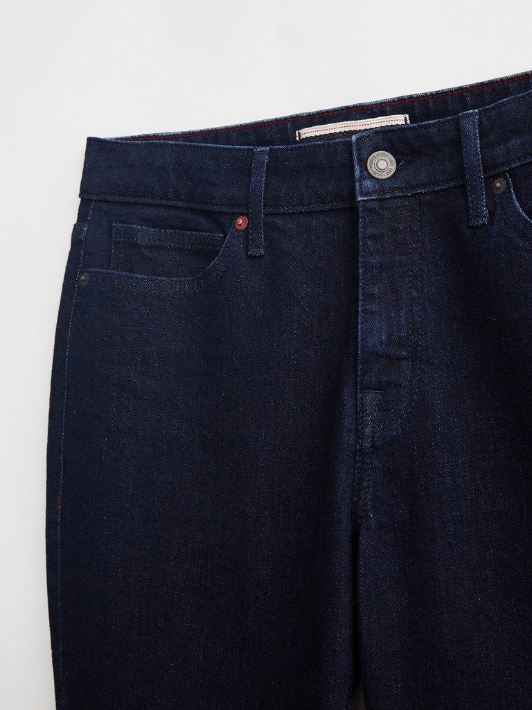 Brooke Straight Crop Jean in DK DENIM - FLAT DETAIL