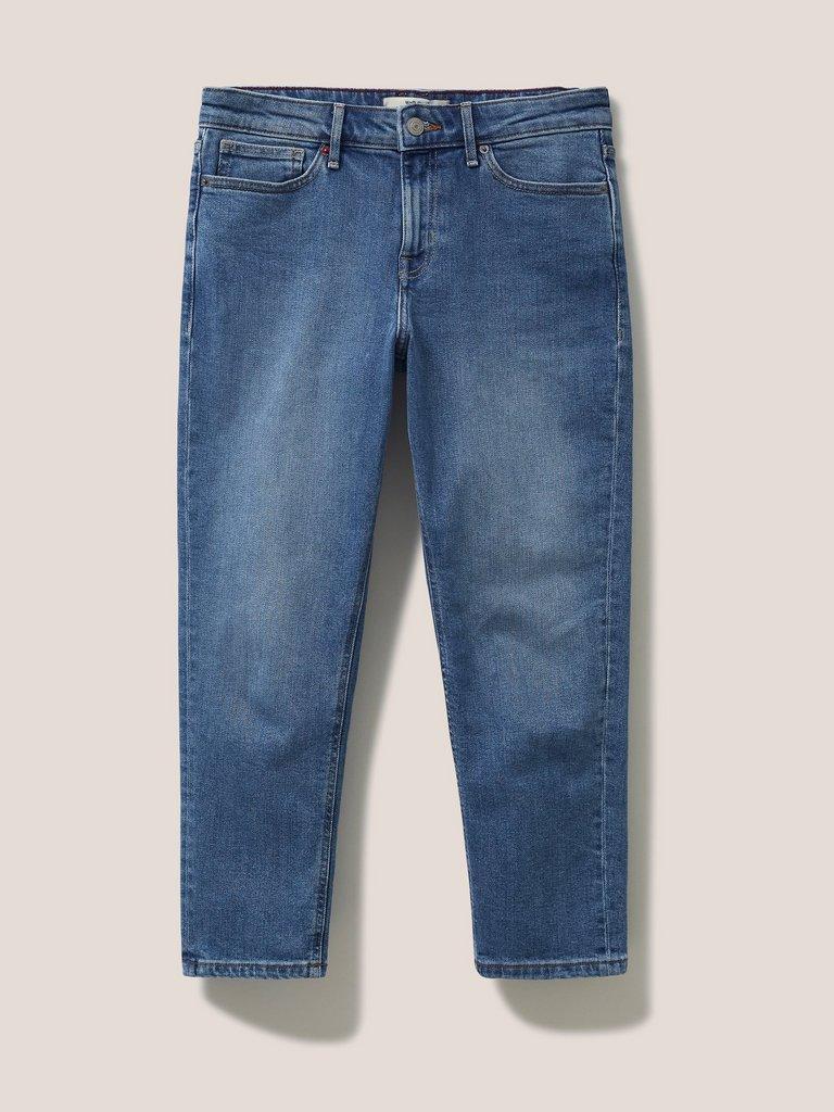 Brooke Straight Crop Jean in LGT DENIM - FLAT FRONT