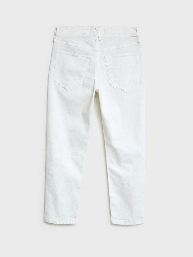 Brooke Straight Crop Jean in NAT WHITE - FLAT BACK