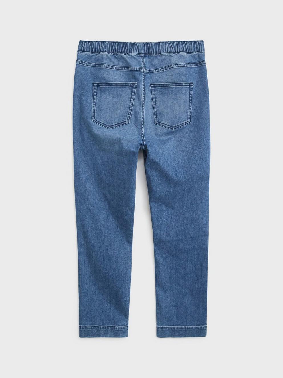 Janey Crop Jegging in LGT DENIM - FLAT BACK