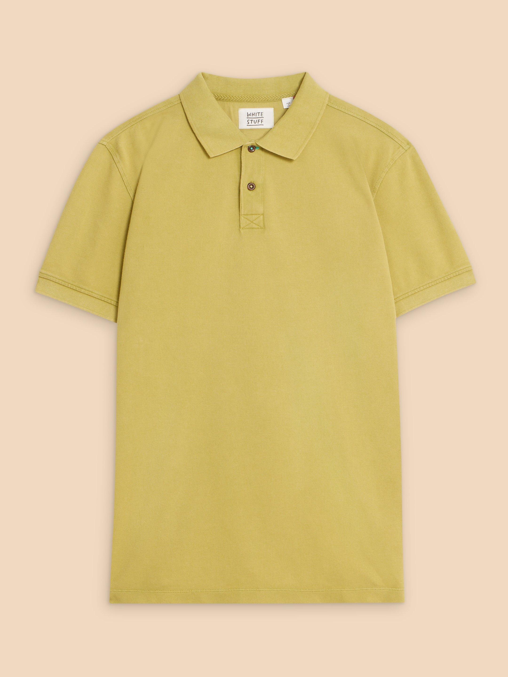Utility Polo in BRT GREEN - FLAT FRONT