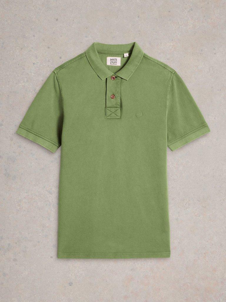 Utility Polo in BRT GREEN - FLAT FRONT