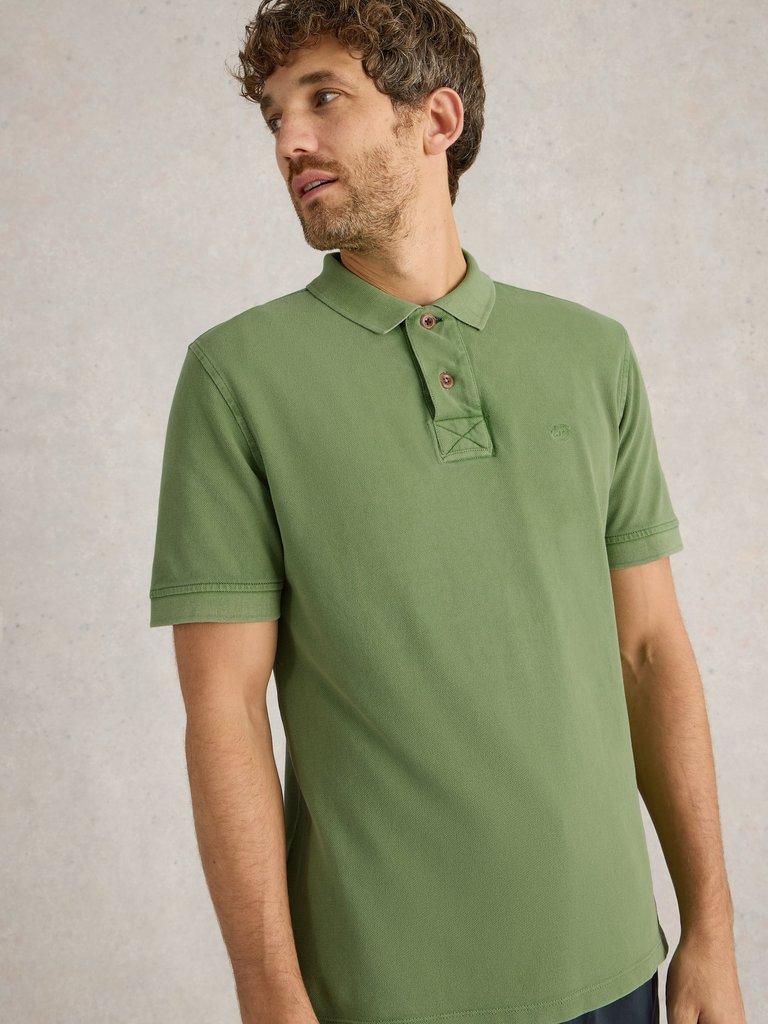 Utility Polo in BRT GREEN - MODEL DETAIL