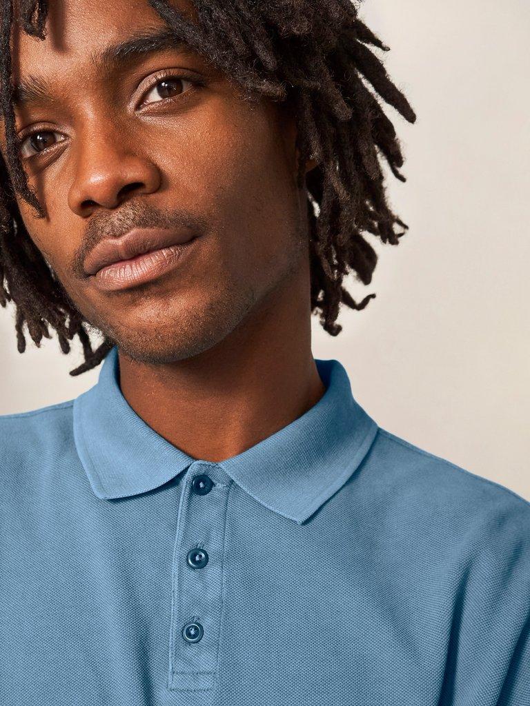 Utility Polo in CHAMBRAY BLUE | White Stuff