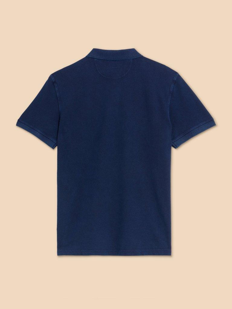 Utility Polo in DEEP BLUE - FLAT BACK