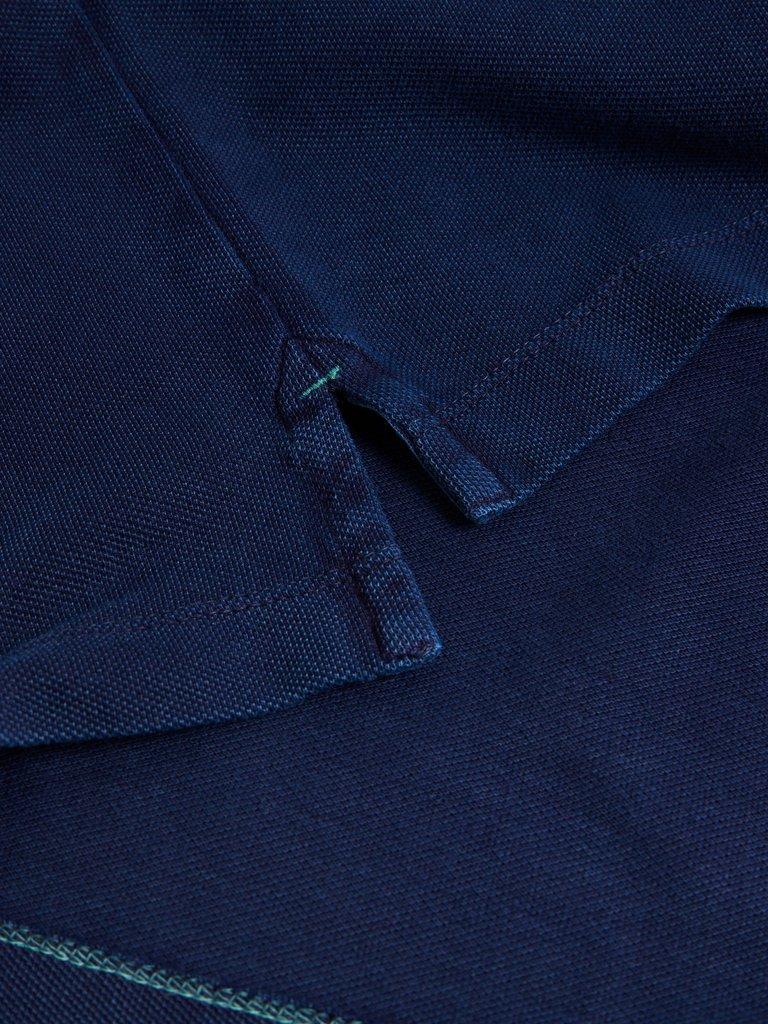 Utility Polo in DEEP BLUE - FLAT DETAIL