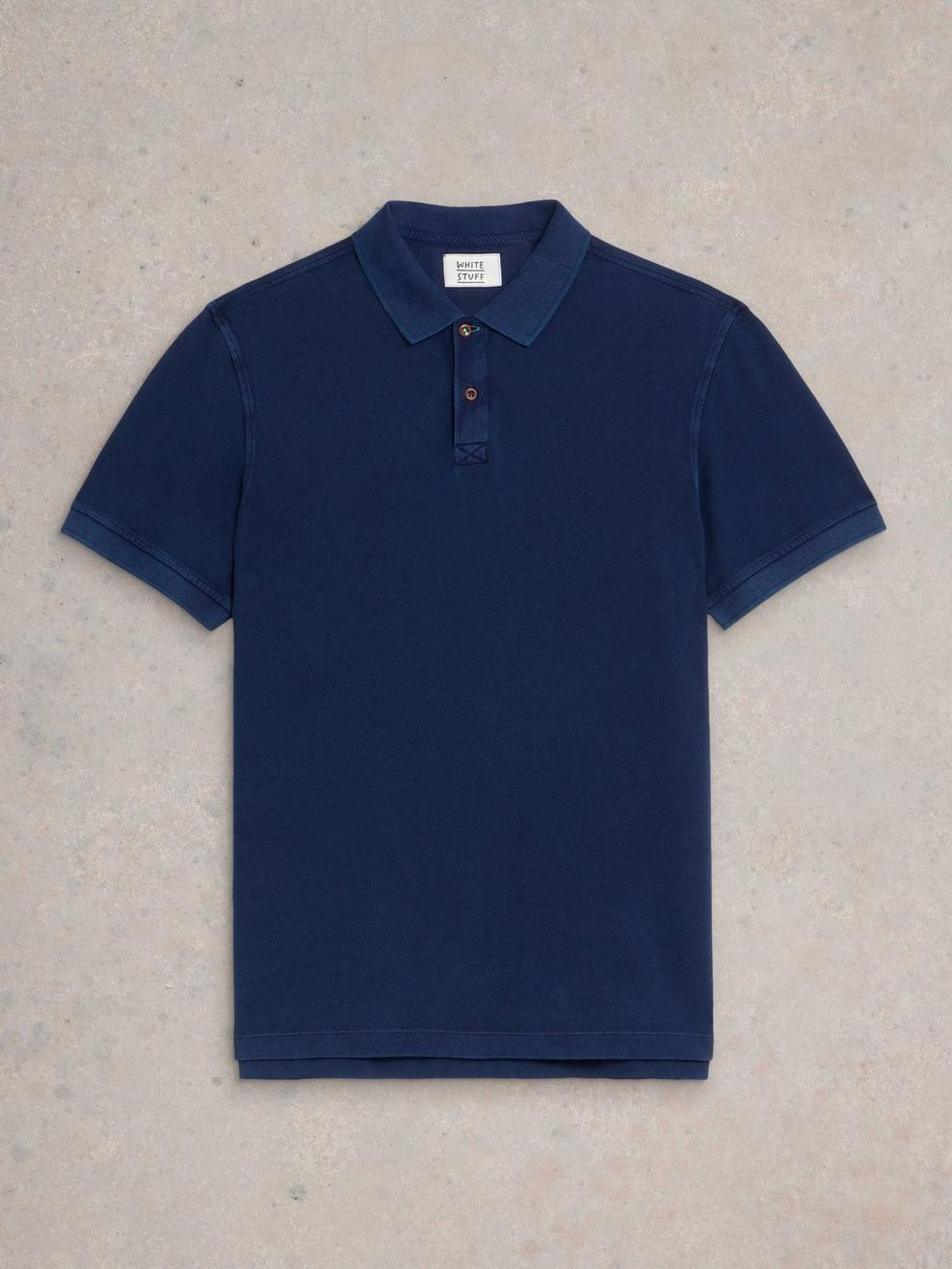 Utility Polo in DEEP BLUE - FLAT FRONT