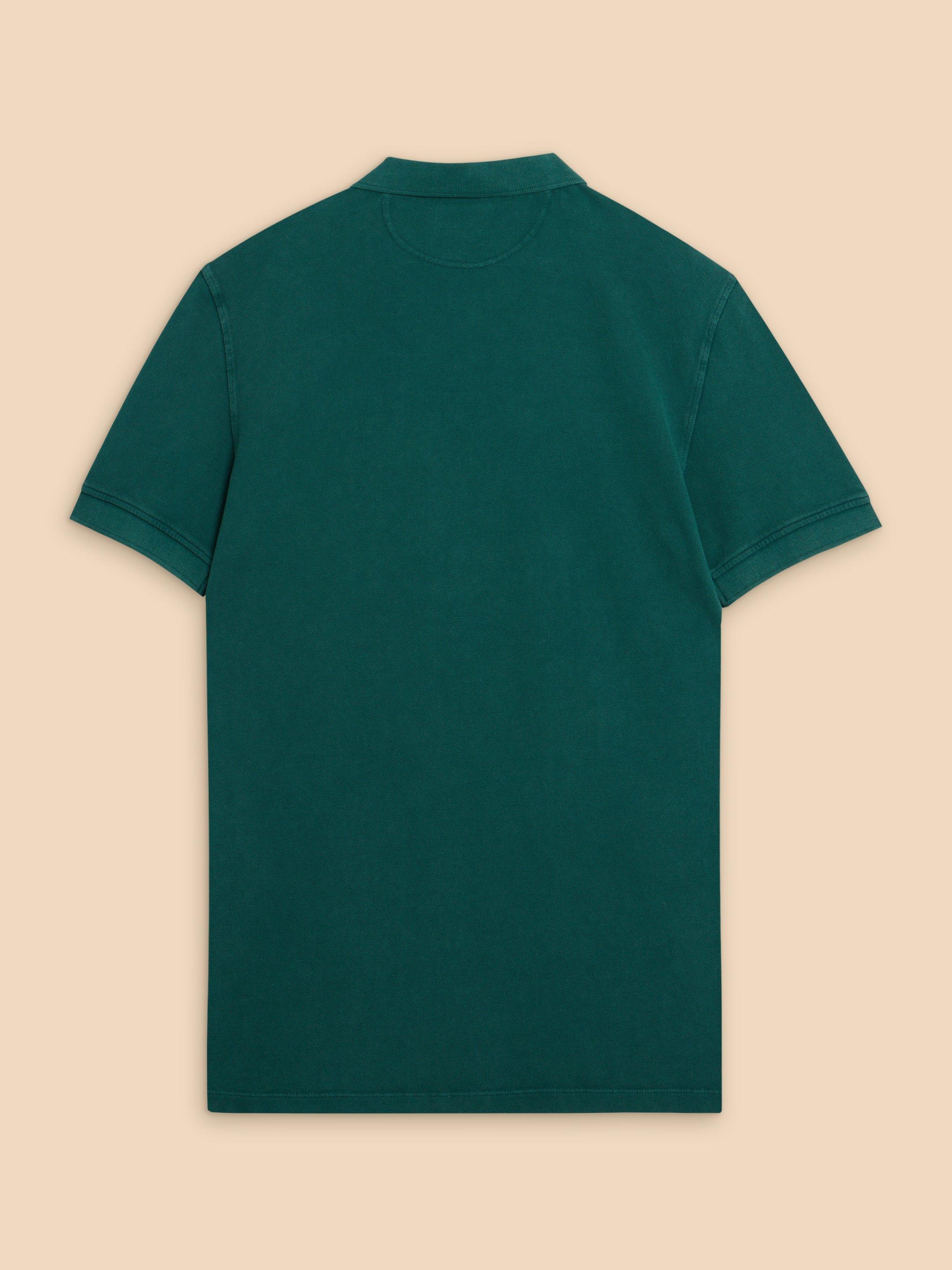 Utility Polo in DK TEAL - FLAT BACK