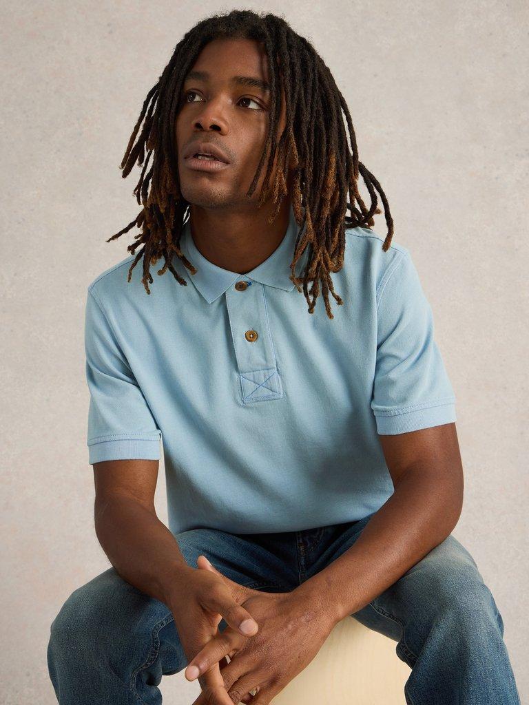 Utility Polo in DUS BLUE - LIFESTYLE