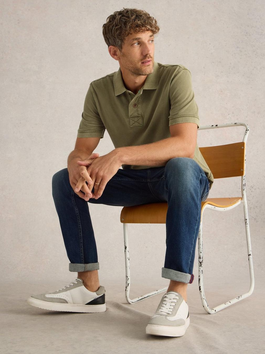 Utility Polo in KHAKI GRN - LIFESTYLE