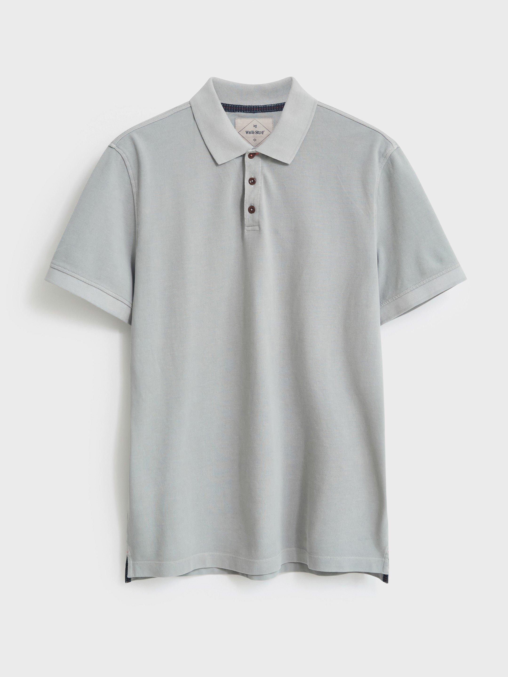 Utility Polo in LGT GREY - FLAT FRONT