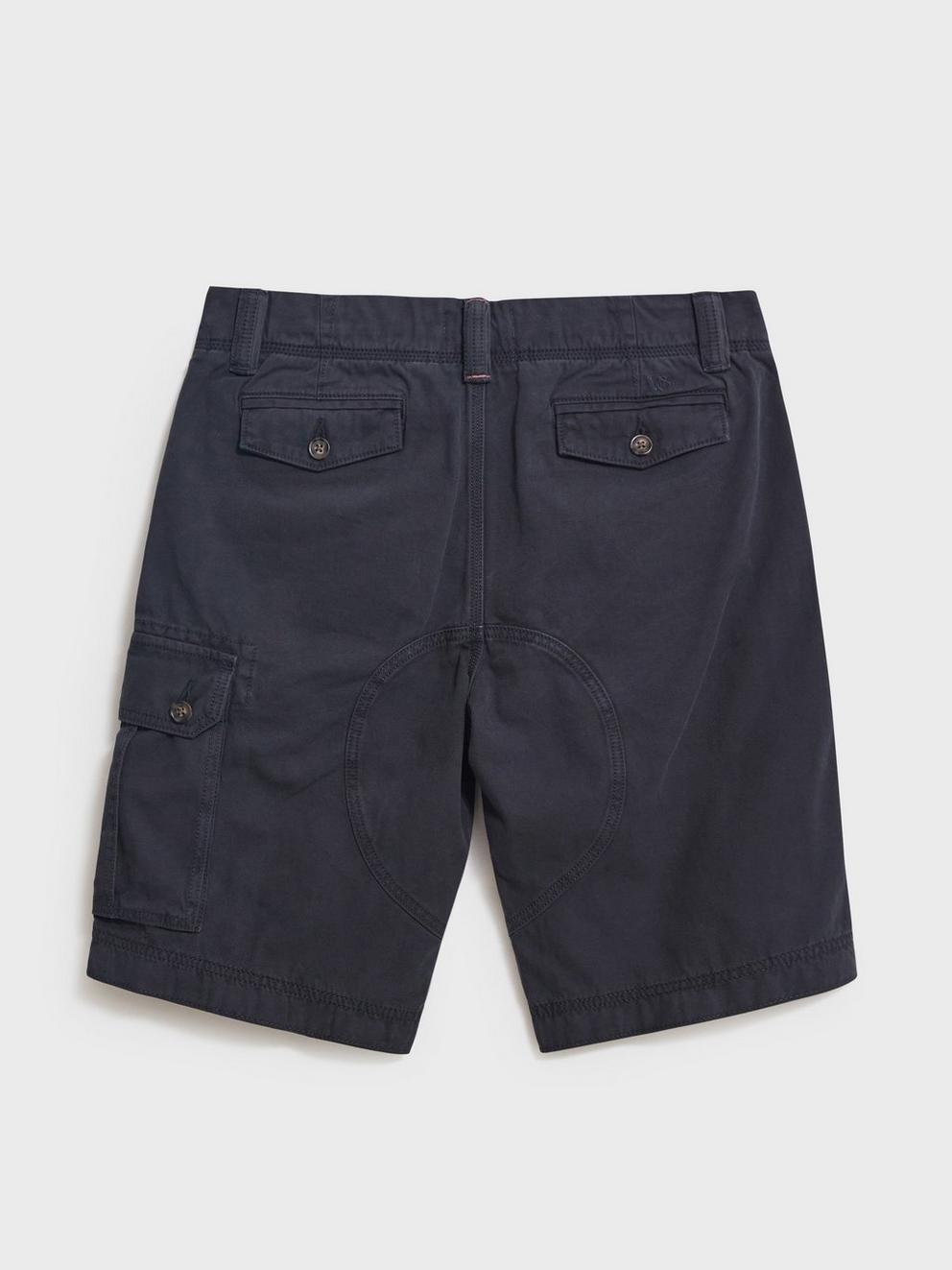 Kegworth Cargo Short in DARK NAVY - FLAT BACK