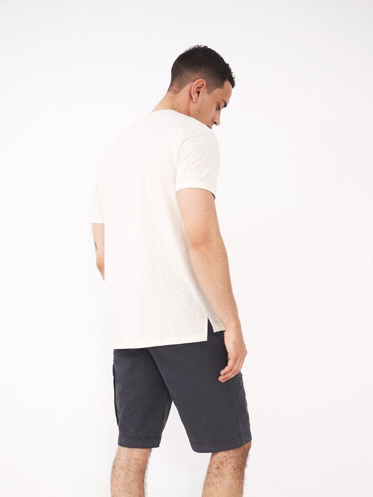 Kegworth Cargo Short in DARK NAVY - MODEL BACK