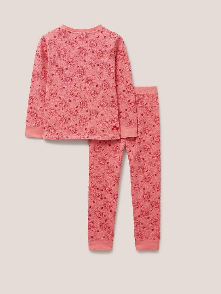 Shells PJ Set in CORAL MLT - FLAT BACK