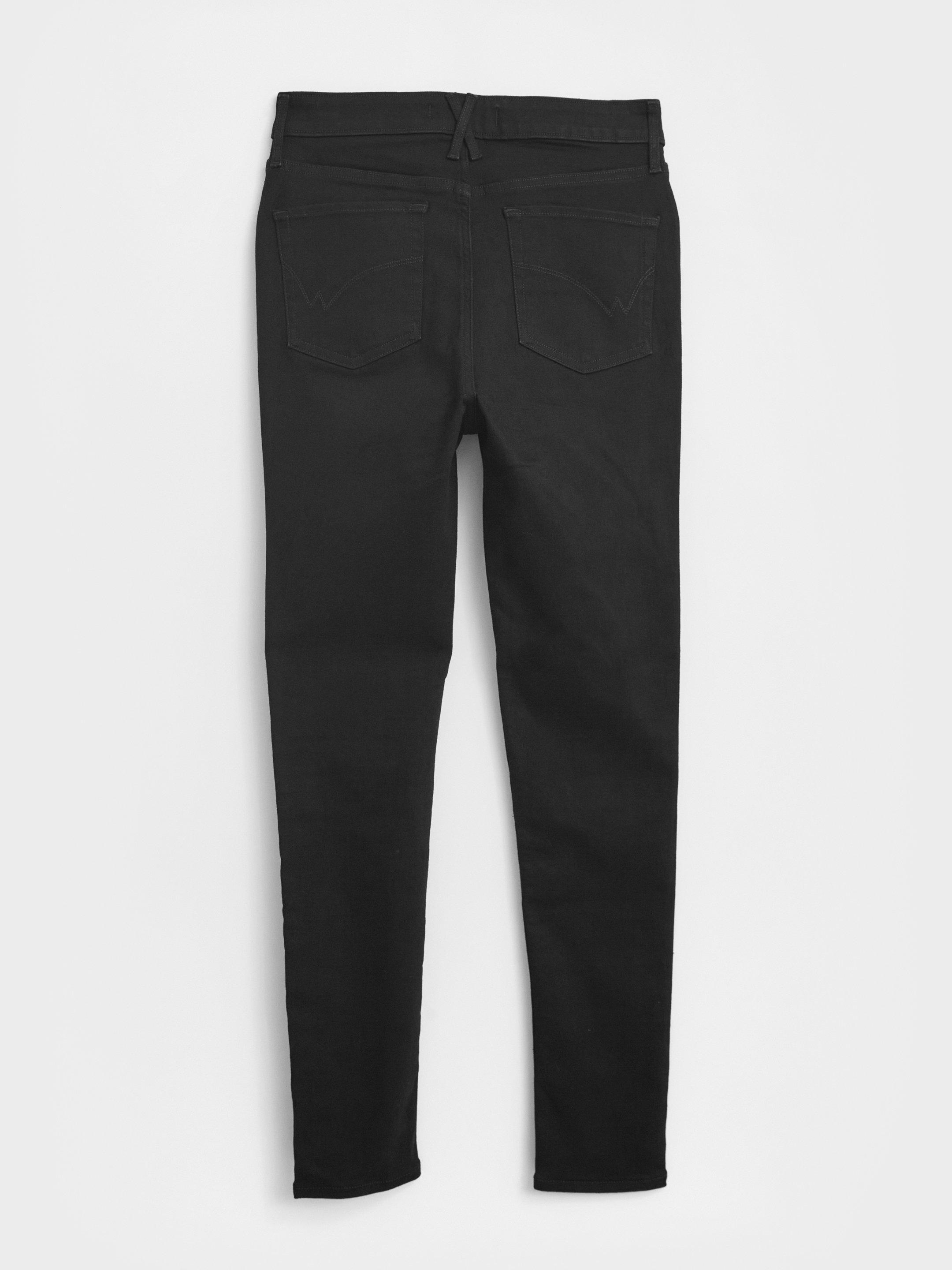 Black skinny shop leg jeans