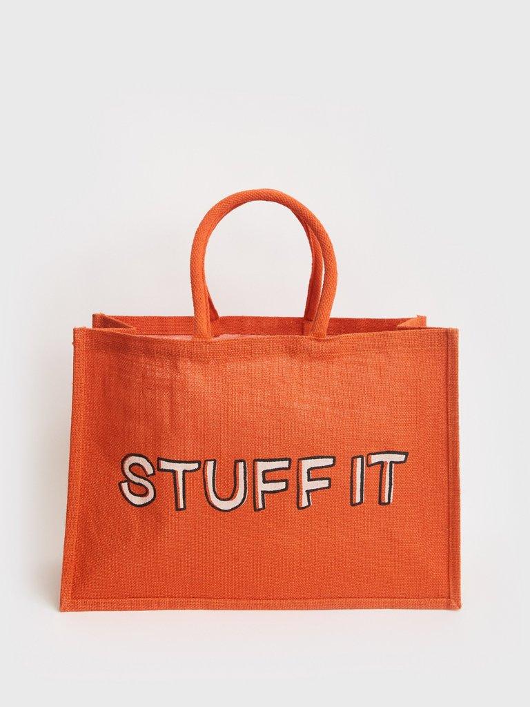 STUFF IT Bag in BRT ORANGE - FLAT FRONT