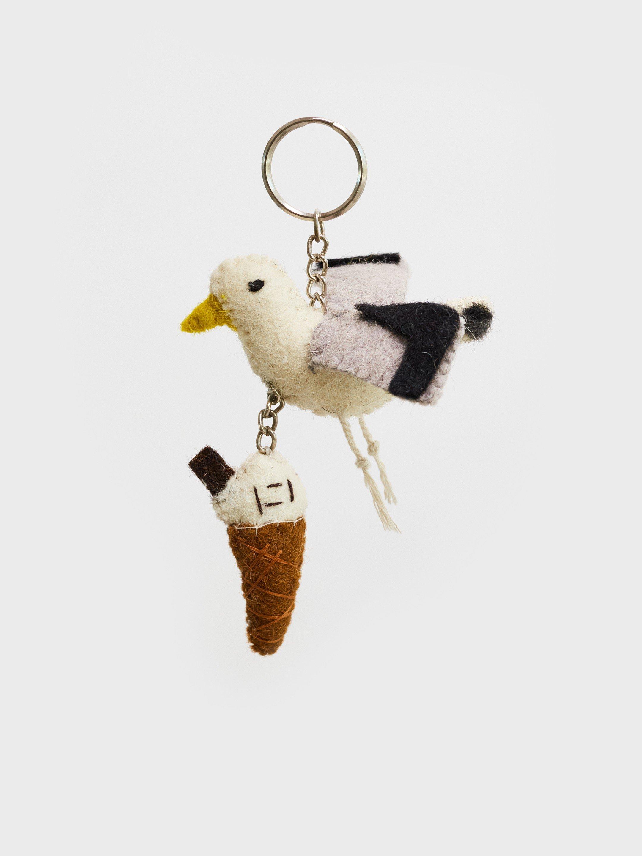 Sneaky Seagull Keyring