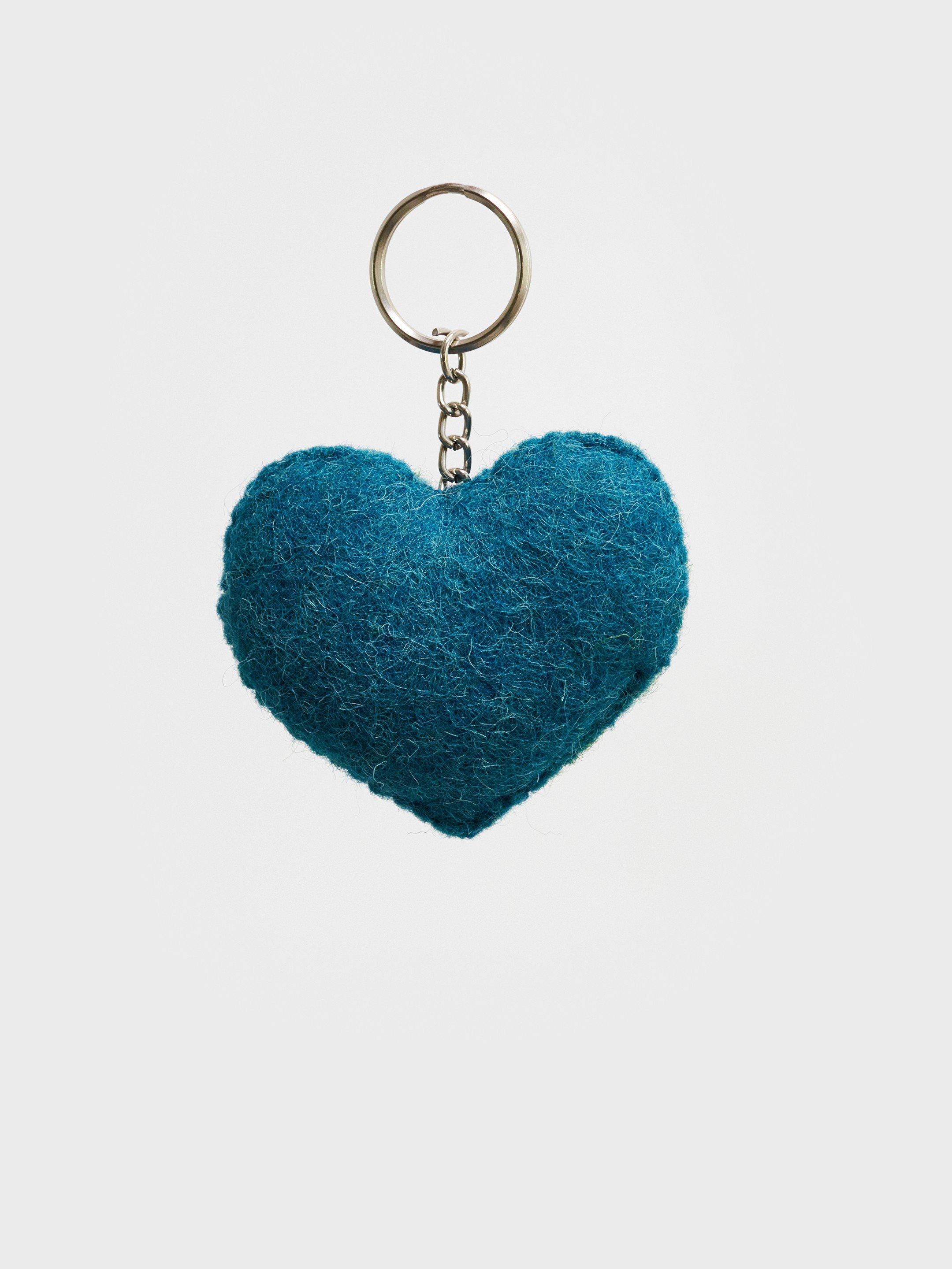 Mother Earth Keyring in DEEP GRN - FLAT DETAIL