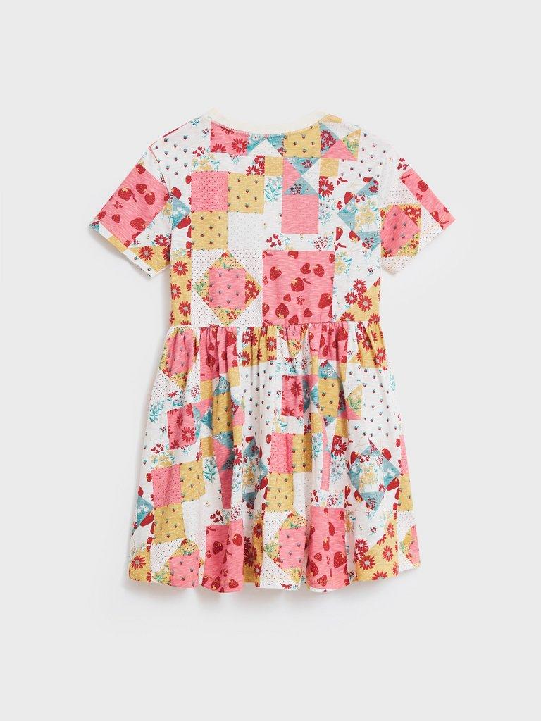 Tulip Dress in PINK MLT - FLAT BACK