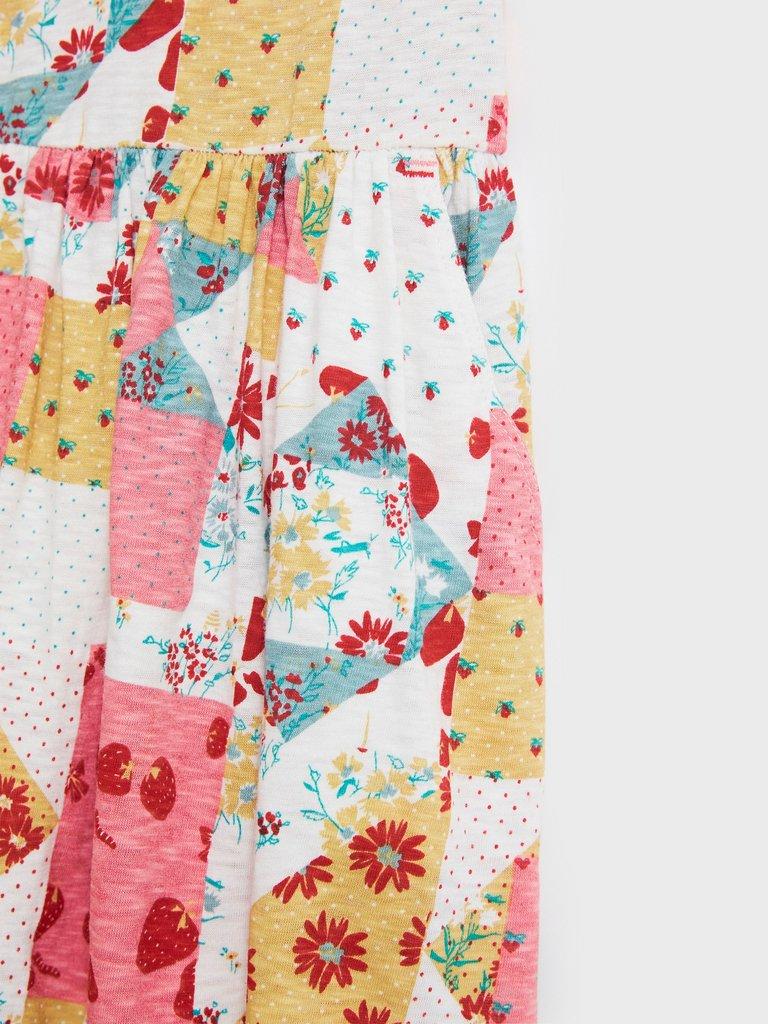 Tulip Dress in PINK MLT - FLAT DETAIL