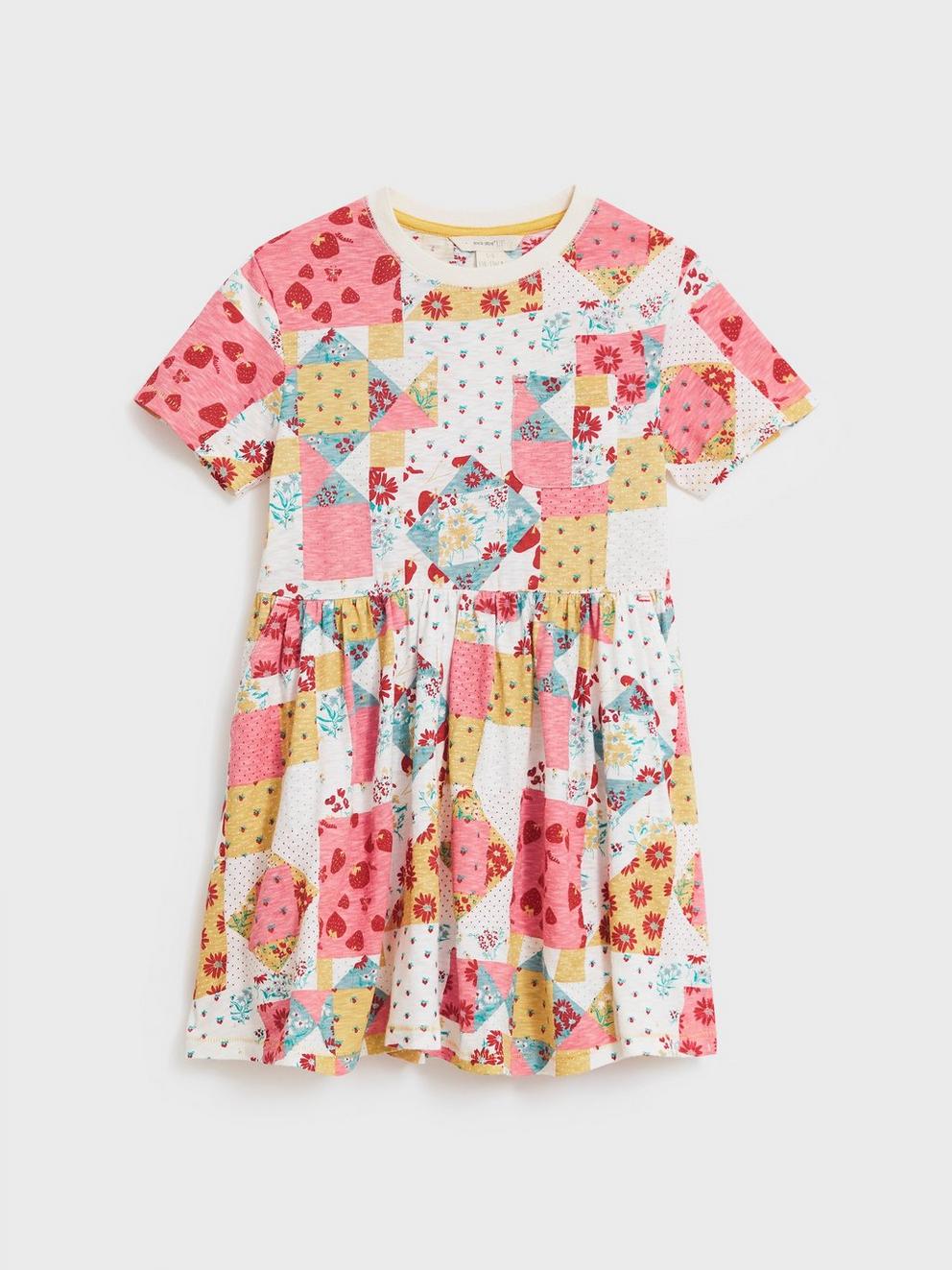 Tulip Dress in PINK MLT - FLAT FRONT