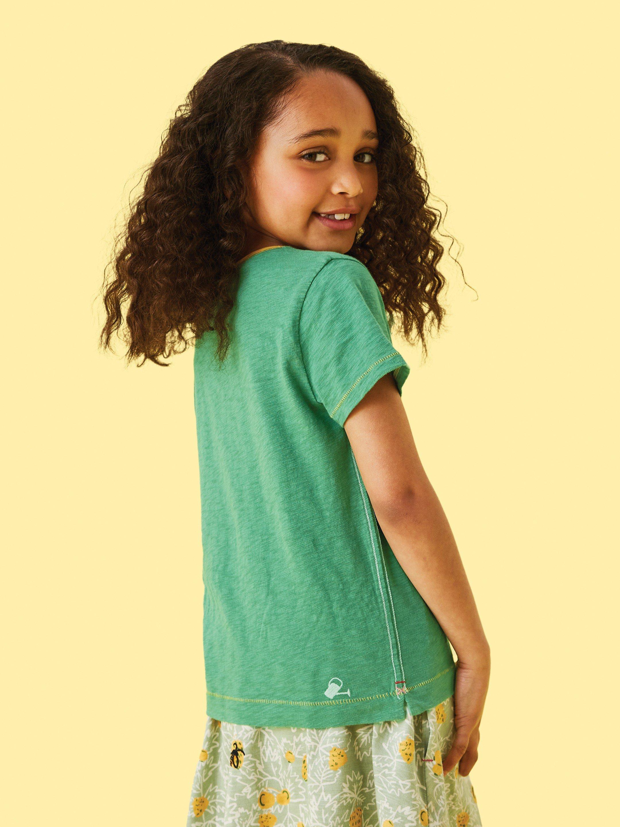 Tulip Tee 2 Pack in GREEN MLT - MODEL FRONT