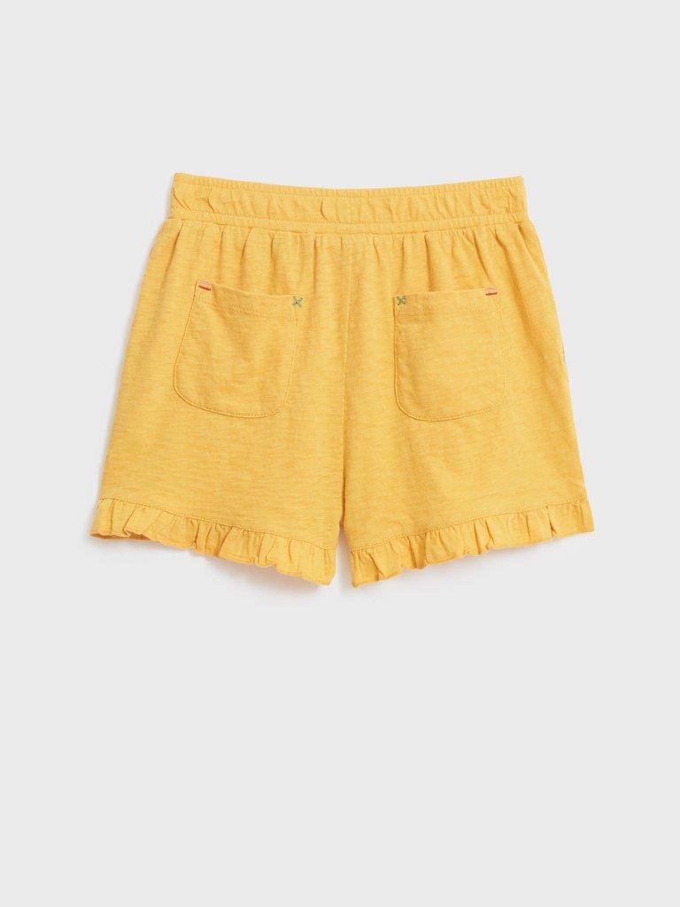 Renee Frill Short in MID YELLOW - FLAT BACK