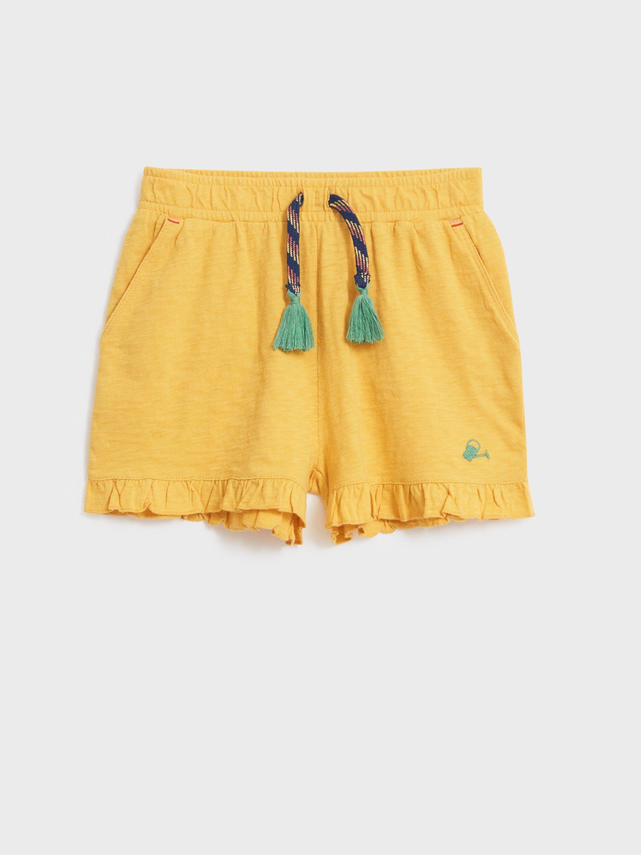 Renee Frill Short in MID YELLOW - FLAT FRONT
